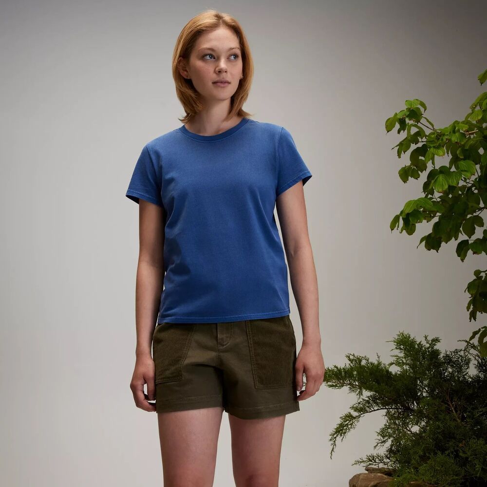 Alpine Design Shirt Women's Mountain Lake AD Hike SS Tee Organic Cotton Small